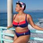 High Waist Bikini Bottom Plus Size Swimwear Lauma Swim Regatta 07F51