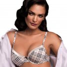 Molded Demi Cup Bra New Fashion Plaids & Checks Lauma Lingerie Tuxedo Cindy Molded Demi Cup Bra New Fashion Plaids & Checks Lauma Lingerie Tuxedo Cindy