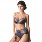 Semi Sheer Bra Full Busted Half Padded Cups New Vova Lingerie Purple Charoite