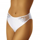 New Women's High Cut Panty Microfiber Briefs Wolbar Iris White