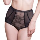 High Waist Brief Panty Sheer Back Lace Overlay Lavinia Lingerie Sofia LL0236 High Waist Brief Panty Sheer Back Lace Overlay Lavinia Lingerie Sofia LL0236