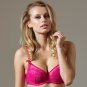 Lace Bra Semi Sheer Full Coverage Lightly Padded Bra Lauma Lingerie Vivian 97E30