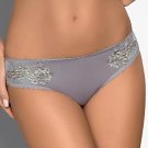 Plus Size Mid Rise Floral Lace Embridery Bikini Panty Gorsenia Solange K160