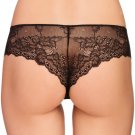 Sheer Lace Brazilian Panty See Through Back Lauma Lingerie Basic 30F70 Sheer Lace Brazilian Panty See Through Back Lauma Lingerie Basic 30F70