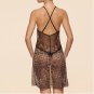 Sexy See Though Slip Sheer Lace Loungewear WearAnimal Print Ajour Burlesca K18