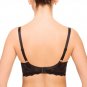 Plus Size Semi Sheer Lace Polka Dot Full Coverage Bra Lauma Lingerie 11F20