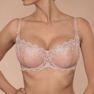 Luxury Sheer Lace Demi Cup Underwire Bra Ajour Lingerie Rosalie BM7 Luxury Sheer Lace Demi Cup Underwire Bra Ajour Lingerie Rosalie BM7