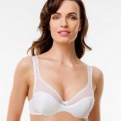 Demi Cup Bra Lightly Padded Semi Sheer Rosme Lingerie Aerodynamic Bridal White Demi Cup Bra Lightly Padded Semi Sheer Rosme Lingerie Aerodynamic Bridal White