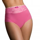 Women's High Waist Brief Panty Lace Embroidery Delicatesse Vova V33342 Plus Size