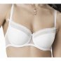 Semi Sheer Mesh Balconette Bra Honey Sermija Lingerie SJH13-14, Bridal Lingerie