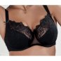 Semi Sheer Bra Lace Full Figure Half Padded Bra Honey Sermija Lingerie H11-14