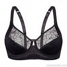 Full Figure Semi Sheer Lace Underwire Bra Sassa Mode 24441