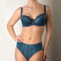 Semi Sheer Lace Full Figure Bra Laura Vova Lingerie V32513