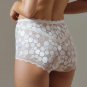 Polka Dot High Waist Brief Panty New Lauma Lingerie Pearly Shadow 11F51