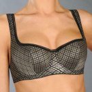 Lightly Lined Balconette Bra New Rosme Lingerie Gray/Taupe Lightly Lined Balconette Bra New Rosme Lingerie Gray/Taupe