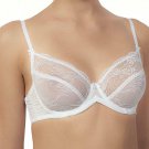 Sheer Lace Bra See Through Demi Cups Rosme Bridal Lingerie Felicia 620722