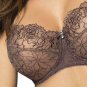 Sheer Lace Balcony Bra New Gorteks Lingerie Pamela Mocha
