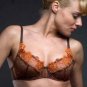 Sheer Mesh Demi Cup Underwire Bra New Lavinia Lingerie Bridal