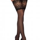 Lace Top Sheer Stockings NWT Women's Hosiery Beauty Night Obsidian BN6542 Lace Top Sheer Stockings NWT Women's Hosiery Beauty Night Obsidian BN6542