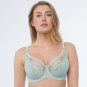 Samanta Juno Sheer Mesh Tulle Full Coverage Bra Women's Mint Lingerie A125