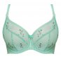 Samanta Juno Sheer Mesh Tulle Full Coverage Bra Women's Mint Lingerie A125