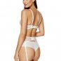 Sheer Mesh Embroidered Deep Plunge Floral Bra New Gorteks Lingerie Cherie 2425