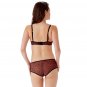Gossard Glossies Leopard Print Short Brief Panty New Lingerie Black/Red 13104