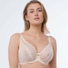Samanta Anabelle Sheer Lace Plunge Underwire Bra New Women's Lingerie A144 Samanta Anabelle Sheer Lace Plunge Underwire Bra New Women's Lingerie A144