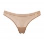 Gossard Glossies Sheer See Through Thong Panty Mid Rise New Lingerie Nude 6276