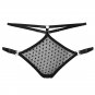 Caprice Revolution Sheer Strappy String Panty NWT Women's Polka Dots Lingerie
