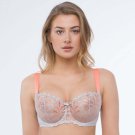 Samanta Sweet Sheer Mesh Embroidered Balconette Bra New Women's Lingerie A142 Samanta Sweet Sheer Mesh Embroidered Balconette Bra New Women's Lingerie A142