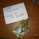 Hello Kitty Crystal Necklace with Black Bow