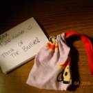 Small Monkey Cinch Close Pouch Handmade