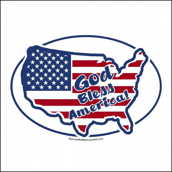 Patriotic Bumper Sticker, Decal 