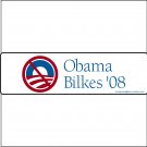 Anti-Obama Bumper Sticker, Decal, 'Obama Bilkes" RRG050