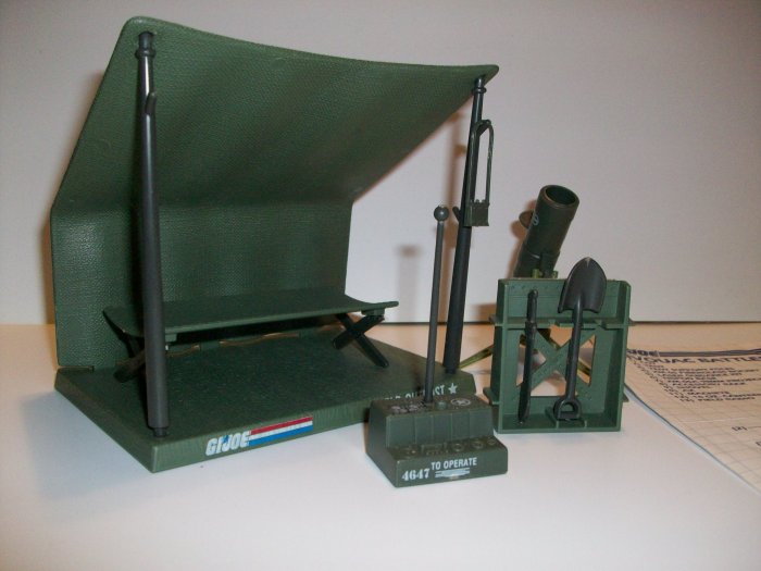 GI JOE 1984 BIVOUAC BATTLESTATION Playset