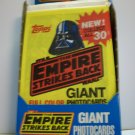 STAR WARS  1980 UNOPENED GIANT PHOTO CARD PACK