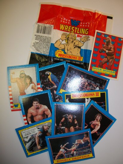 WWF WRESTLING 1987 UNOPENED TRADING CARD PACK