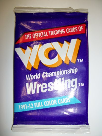 WCW 1991 UNOPENED Trading Card Pack