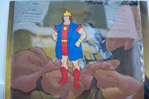HE MAN AUTHENTIC KING RANDOR ANIMATION CEL