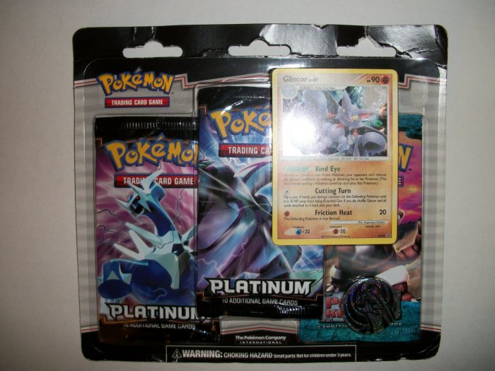 POKEMON PLATINUM 3 PACK w/ HOLO & COIN