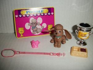 Kenner - littlest pet shop - puppy pals with playhouse