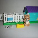 VINTAGE LITTLEST PET SHOP 1992 PUPPY PALS & PLAYHOUSE Set