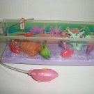 VINTAGE LITTLEST PET SHOP 1992 BOBBING FISH Set