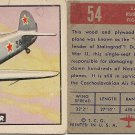 TOPPS 1952 "WINGS"  #54 LA-5 Trading Card