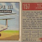 TOPPS 1952 "WINGS"  #157 BREGUET Trading Card