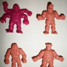 M.U.S.C.L.E. FIGURES LOT of 4 (K)