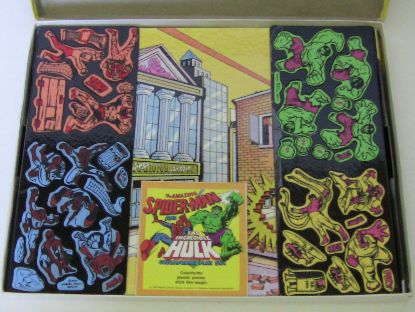 Spider-Man and Hulk Colorforms set 1979*
