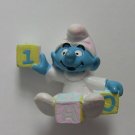 SMURF Baby with Pastel Blocks 1985*
