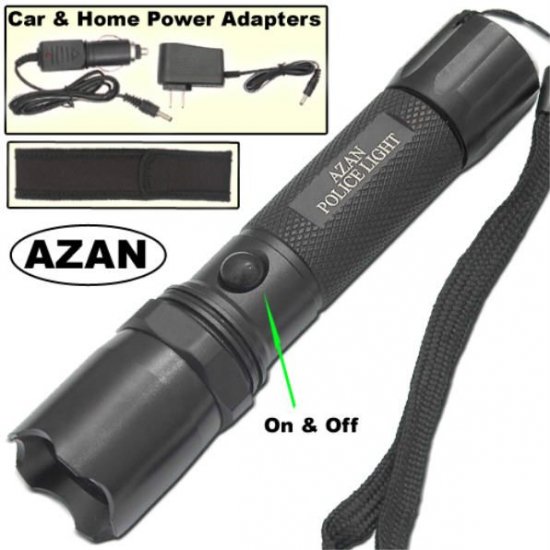 Heavy Duty Rechargeable Police LED Flashlight New
